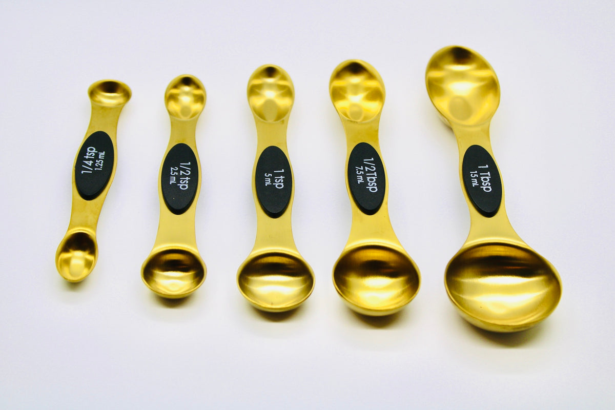 Gold Color Magnetic Handle Digital Food Weight Measuring Spoon for