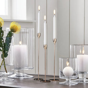Modern Metal Skinny Tapered Candle Holders