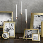 Modern Metal Skinny Tapered Candle Holders
