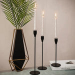 Modern Metal Skinny Tapered Candle Holders