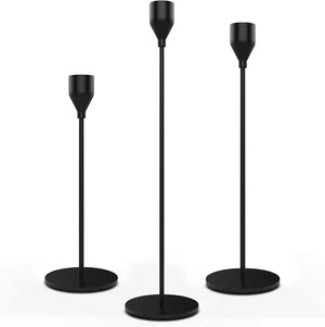 Modern Metal Skinny Tapered Candle Holders