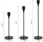 Modern Metal Skinny Tapered Candle Holders