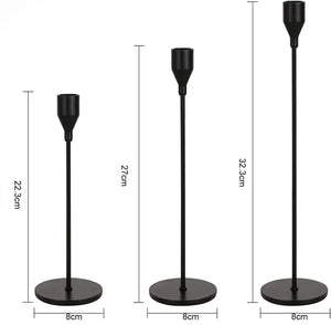 Modern Metal Skinny Tapered Candle Holders