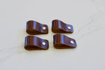 Leather Napkin Rings- Set of 4