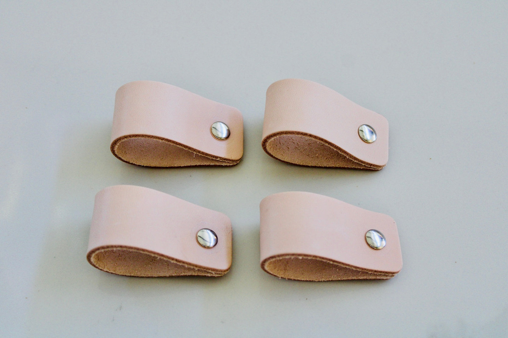 Leather Napkin Rings- Set of 4