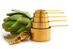 Gold 10 piece measuring set
