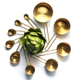 Gold 10 piece measuring set